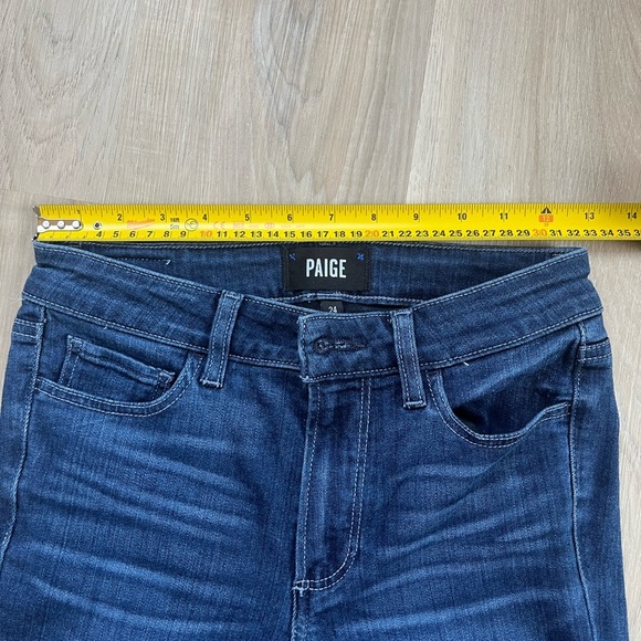 PAIGE “Hoxton Crop” Skinny Jeans. Size 24 - Picture 7 of 9